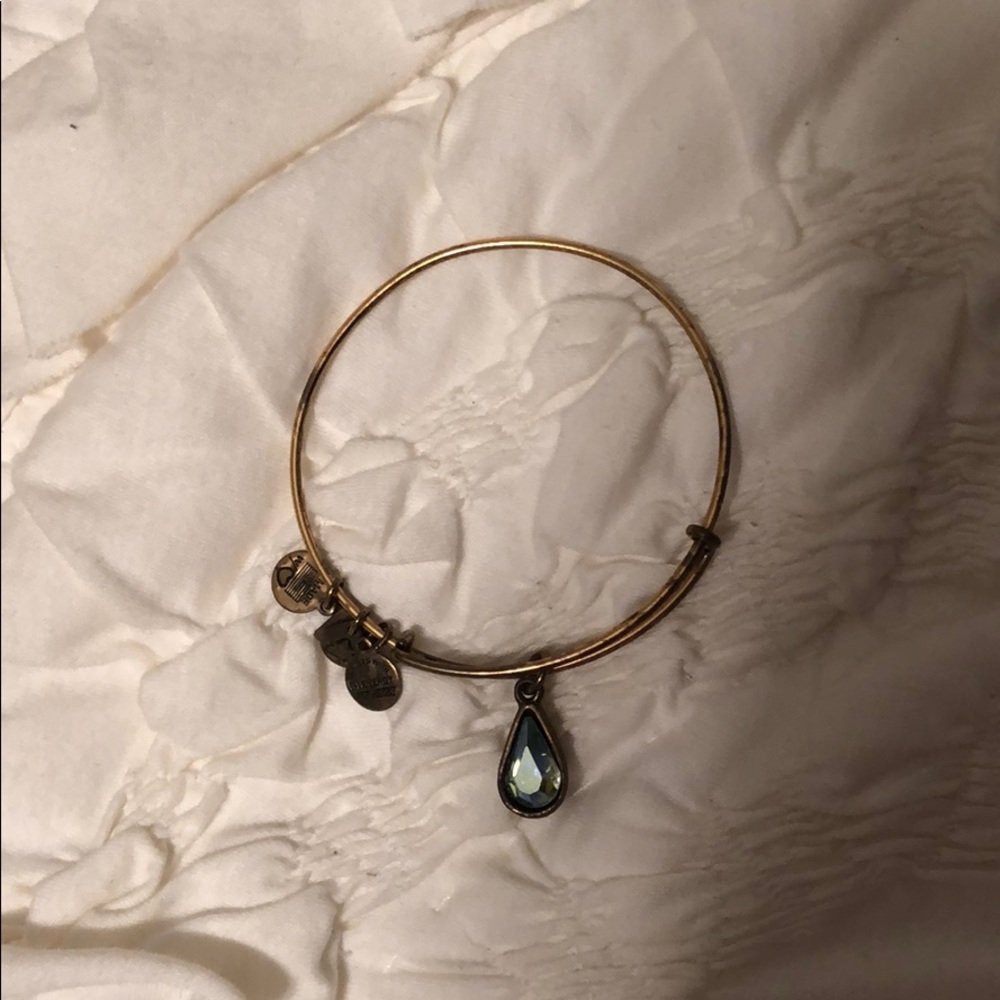 Alex and ani water drop bracelet